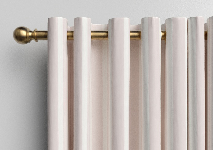 Shabby Chic by Rachel Ashwell Watercolour Stripe, Blush - Made to Measure Curtains - Image 12